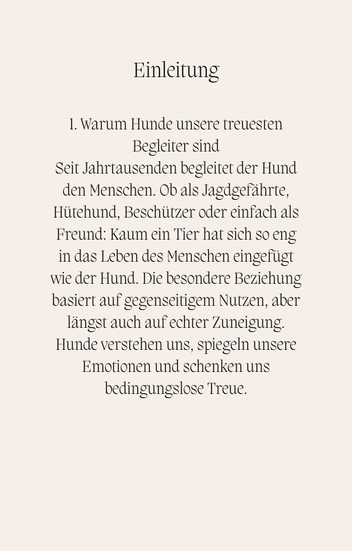 E- Book Hund & Mensch Beziehung